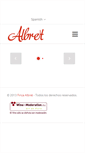 Mobile Screenshot of fincaalbret.com